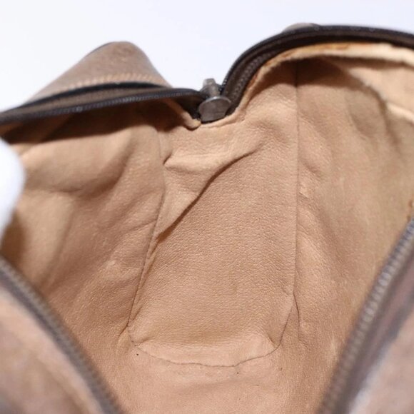 GUCCI GG Supreme Web Sherry Line Clutch Bag PVC Beige Red 63 01 012 Auth 135068 - Picture 11 of 16